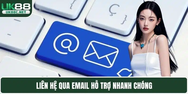 Liên hệ qua email hỗ trợ nhanh chóng