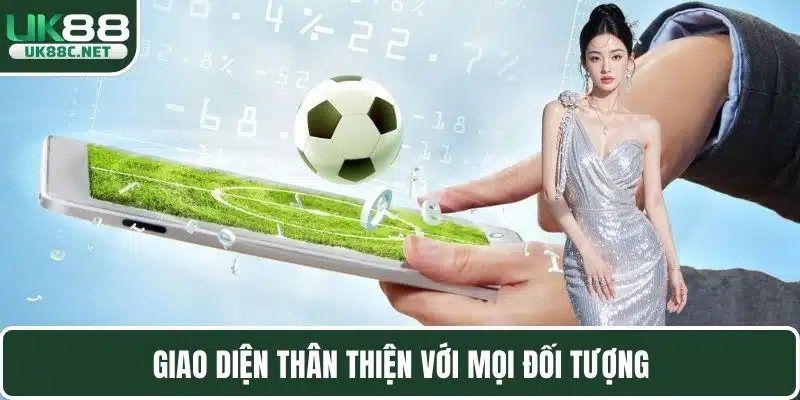 Giao diện thân thiện với mọi đối tượng