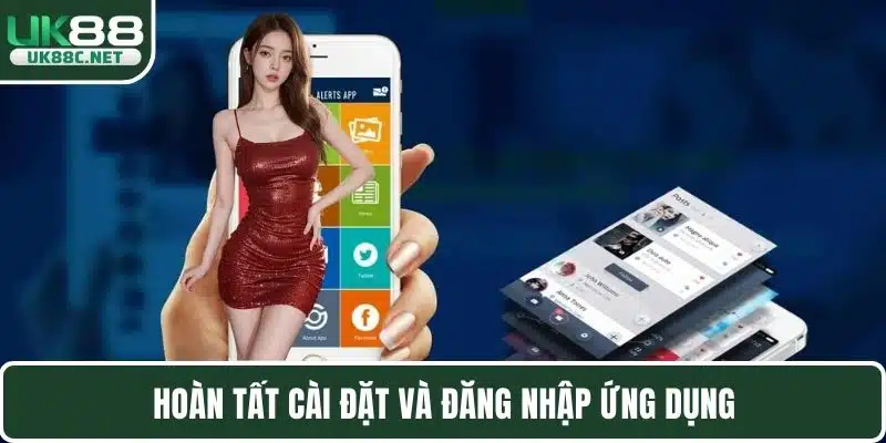 Hoàn tất cài đặt và đăng nhập ứng dụng