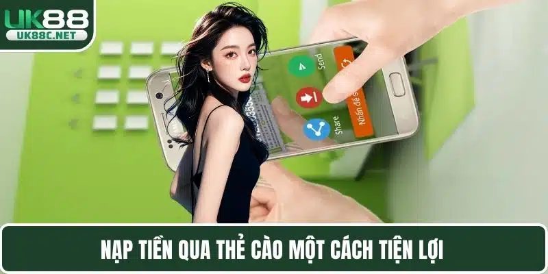Nạp tiền qua thẻ cào một cách tiện lợi