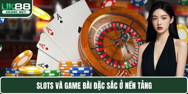 Slots và game bài đặc sắc ở nền tảng