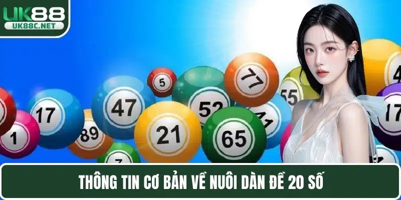 Thông tin cơ bản về nuôi dàn đề 20 số